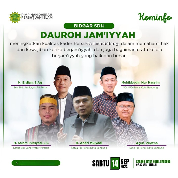Dauroh Jamiyyah SDIJ PD PERSIS Kabupaten Aceh Tamiang